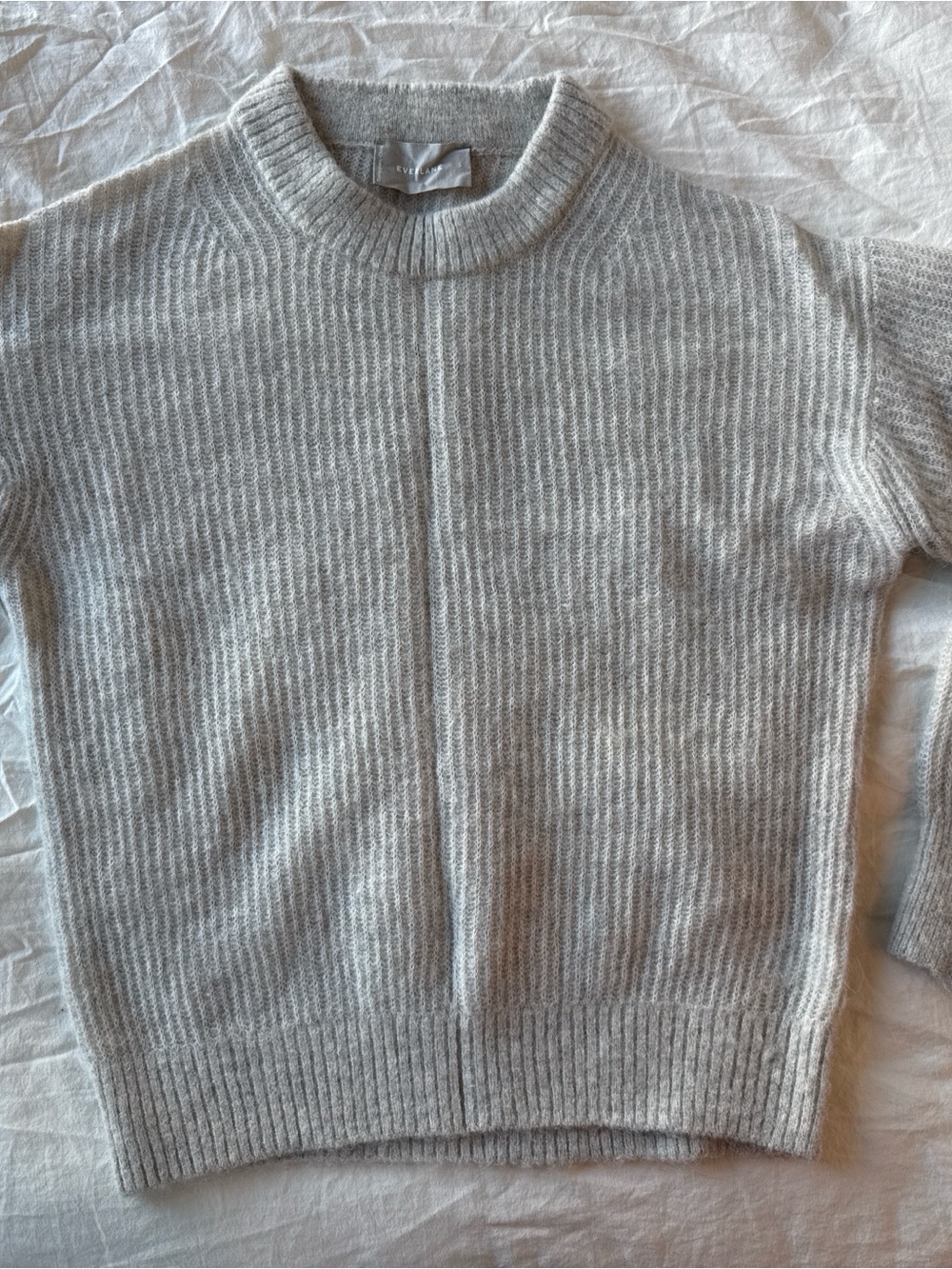Everlane Light Gray Crewneck Sweater